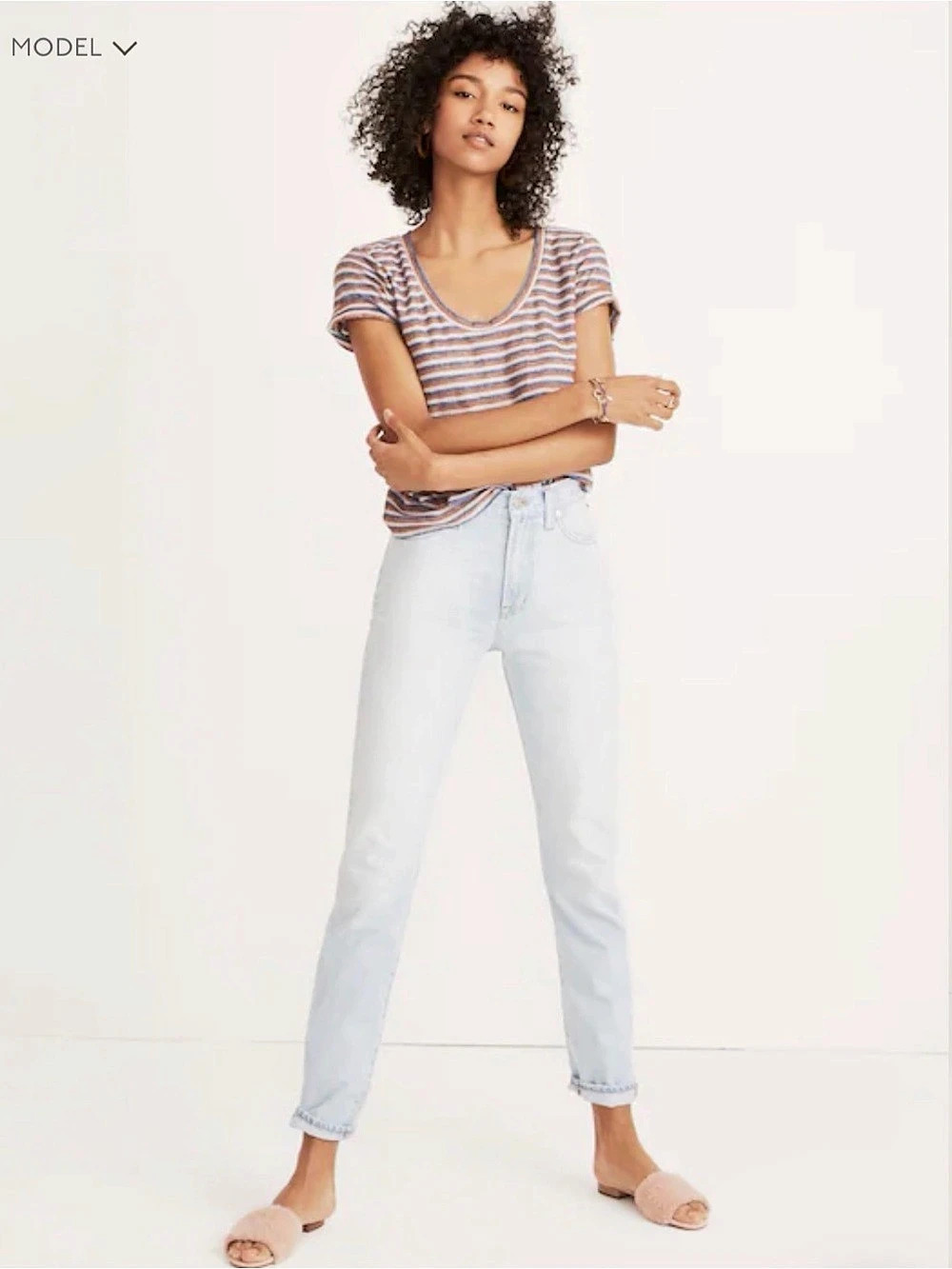 Madewell The Perfect Vintage Jean Straight Leg Jeans in Blue Waist 29
